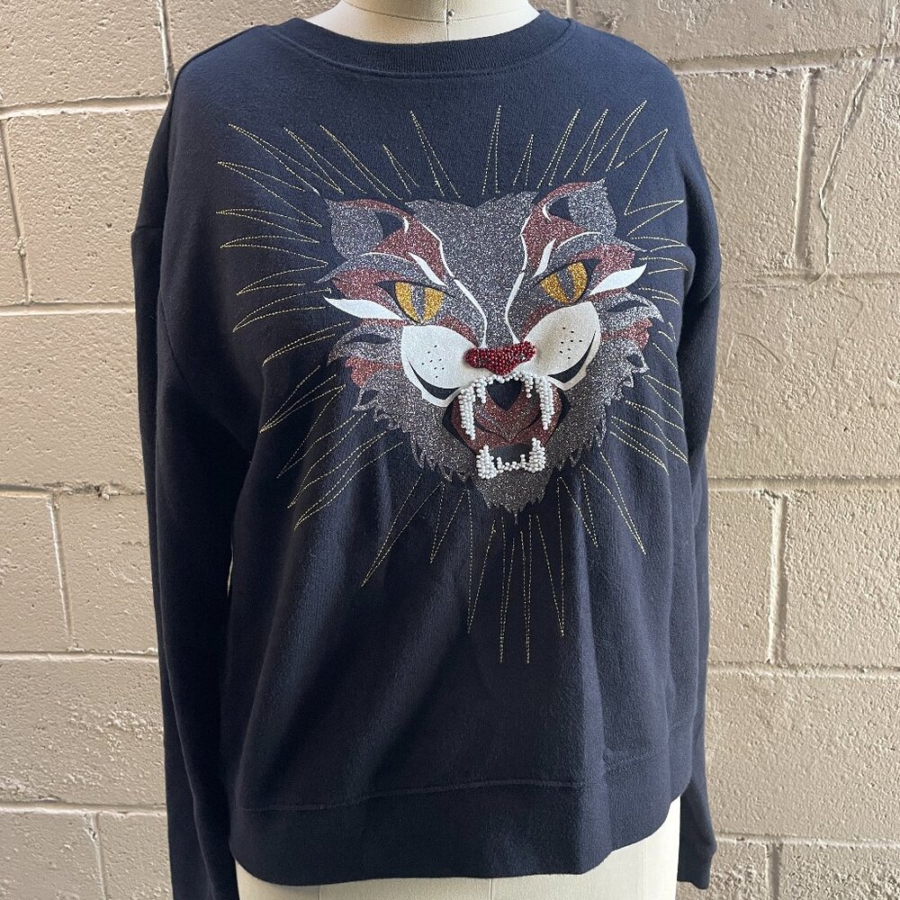 Wildcat Embellished Sweatshirt